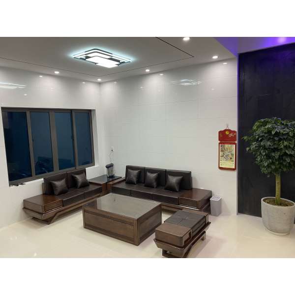SOFA CHÂN THUYỀN CHOÃI GỖ SỒI NGA TT17